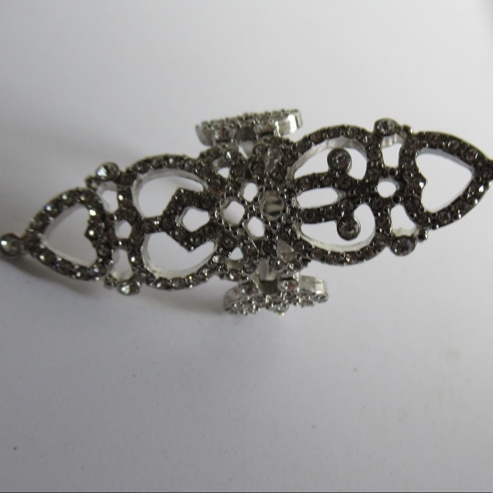 SILVER RHINESTONE RING 💍 - Picture 2 of 6